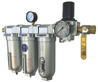 1/2" NPT Industrial Moisture Removing Particulate Filter and Oil Removing - Image 2