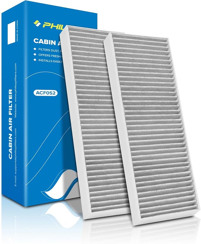 PHILTOP Cabin Air Filter w/Activated Carbon, Compatible - Image 8