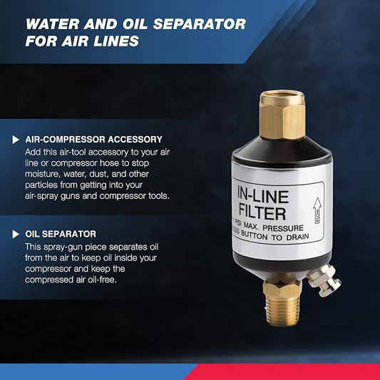NEIKO 30253A Water and Oil Separator - Image 2