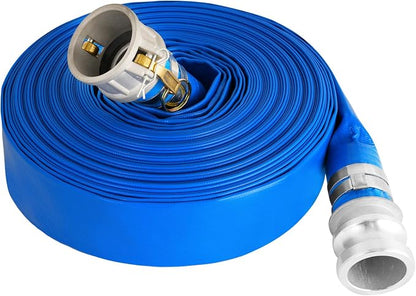 2" x 50 ft Backwash Hose for Swimming Pools, Heavy Duty PVC Water Lay Flat by Picatu
