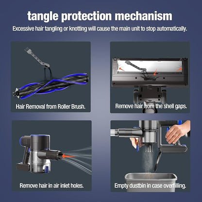 Cordless Vacuum Cleaner, Power Suction Stick Vacuum Cleaners - Image 6