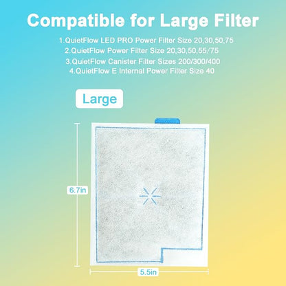 8 Pack Large Filter Cartridges Replacement Compatible - Image 3