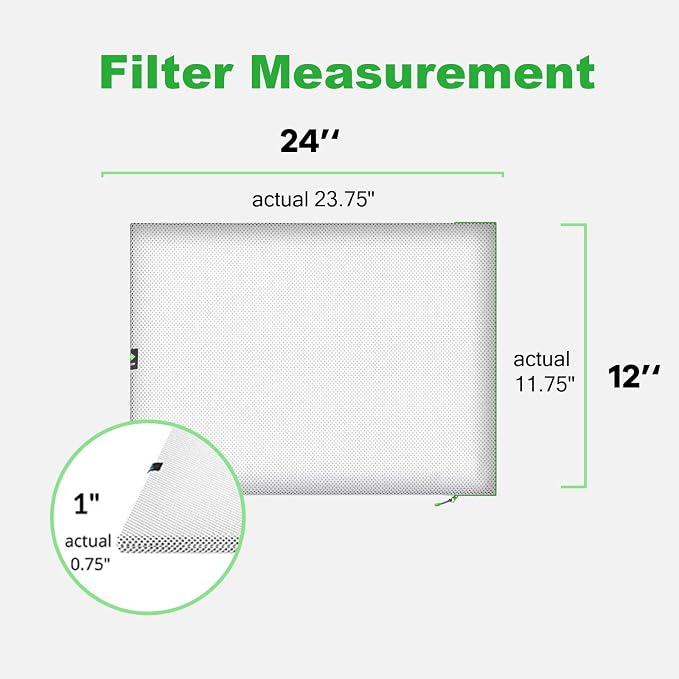 REair 12x24x1 Air filter Pro Kit, Washable and Reusable Air Filter 12x24x1 - Image 6