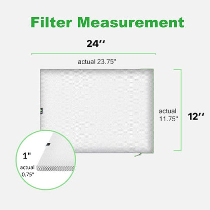 REair 12x24x1 Air filter Pro Kit, Washable and Reusable Air Filter 12x24x1 - Image 6