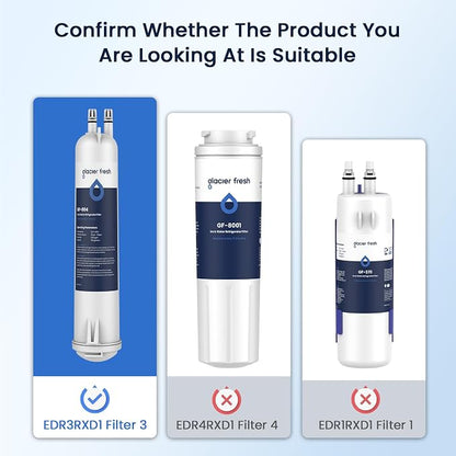GLACIER FRESH Compatible with 4396841 Refrigerator Water Filter, Filter 3 - Image 2