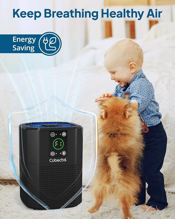Air Purifier for Home Bedroom, Cobectal Room Air Cleaner - Image 8