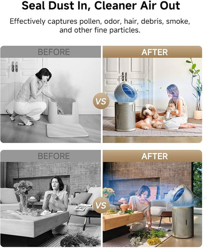 Dreame Smart Air Purifier PM10 for Home Large Room, Cleans 7, 534 ft² in One - Image 4