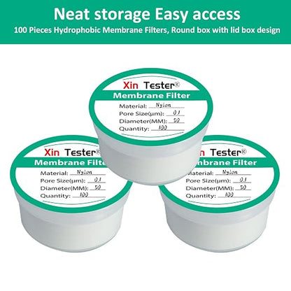 50 Nylon disc Membrane Filters Filter Pieces Nylon Disc Membrane Filters mm - Image 6