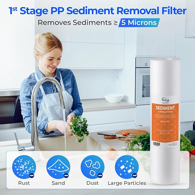 iSpring F19K75 NSF Certified 2-Year Replacement Filter Set - Image 3
