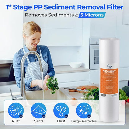 iSpring F19K75 NSF Certified 2-Year Replacement Filter Set - Image 3