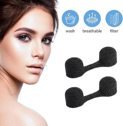 50 Pieces Nose Plug Filter Disposable Nose Dust Filters Bulk Sponge Nostril - Image 4