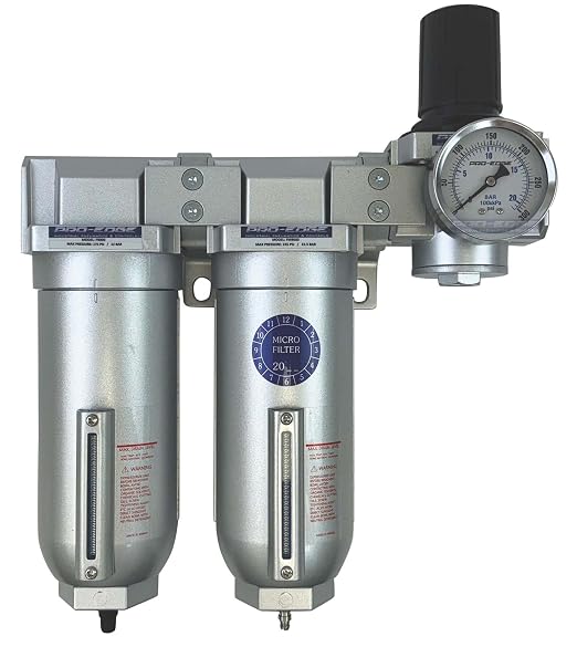 1" NPT Industrial Moisture Removing Particulate Filter Water Separator and Oil - Image 3