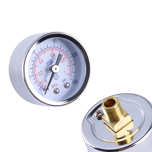 3/8 Inch NPT Compressed Air Filter Regulator Lubricator Combo, Water Oil Trap - Image 3