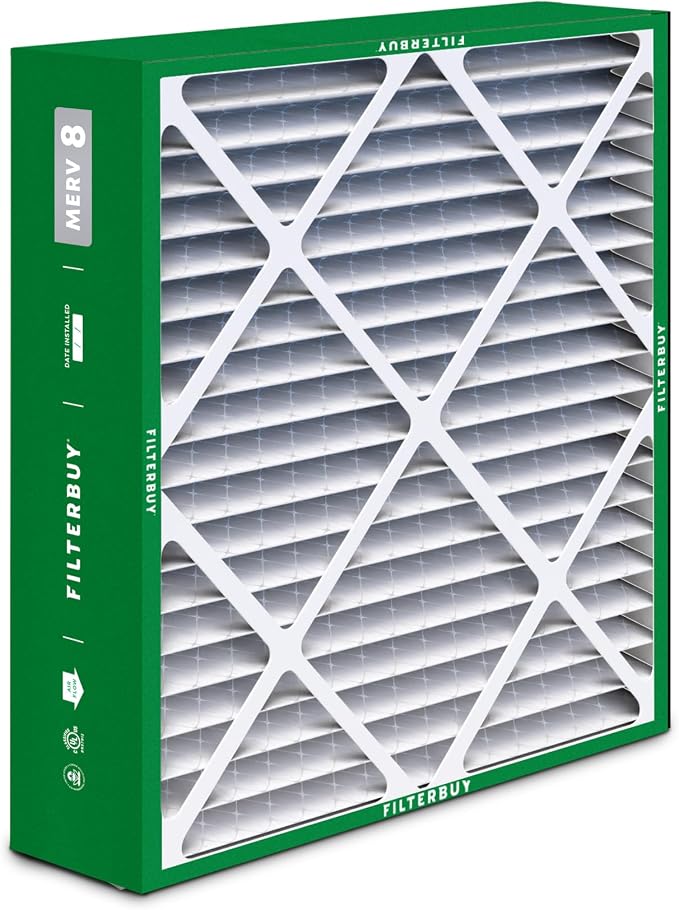 Filterbuy 20x22x5 Air Filter MERV 8 Essential Dust & Allergy Defense, Pleated - Image 9