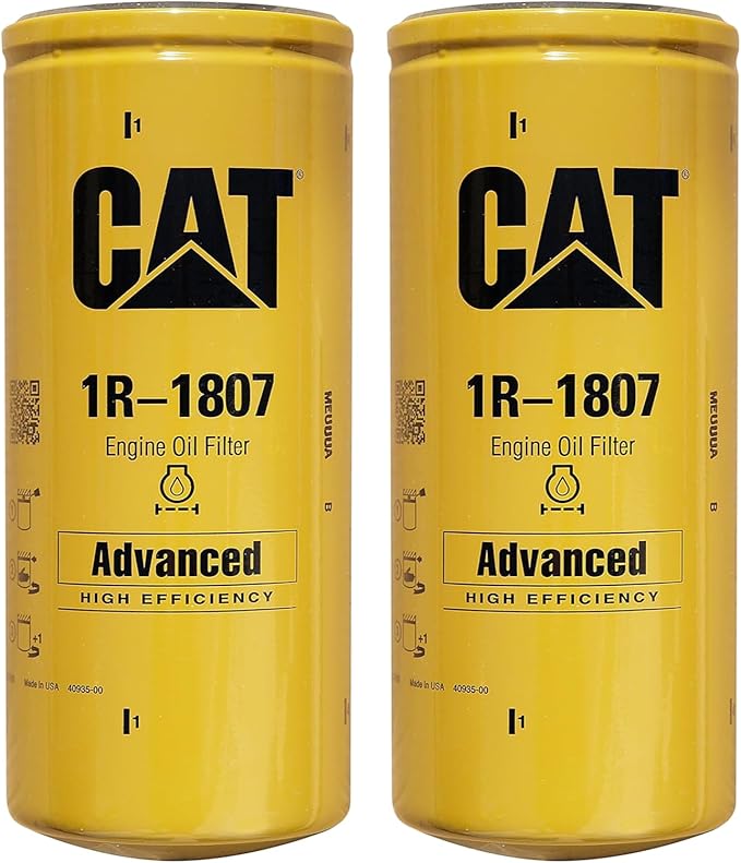 Caterpillar 1R-1807 Advanced High Efficiency Oil Filter by CatFootwear