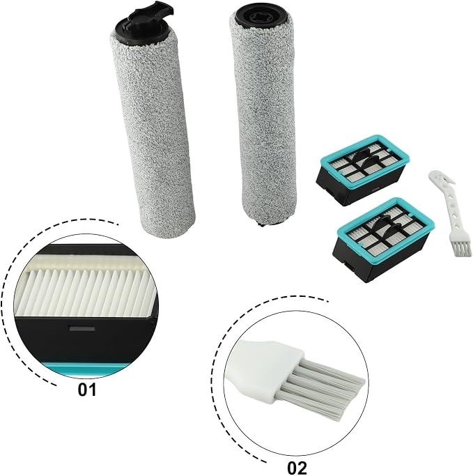 Replacement Roller Brushes and Filters Compatible - Image 4