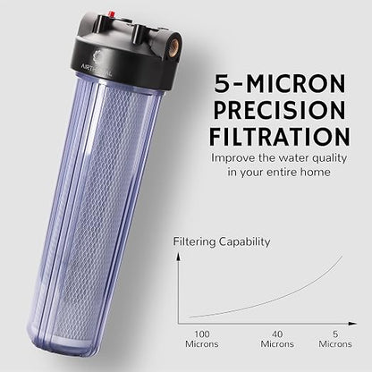 Airthereal Whole House Water Filter Housing, Pre-Filtration System - Image 2