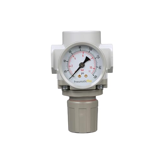 PneumaticPlus SAR400-N06BG Compressed Air Pressure Regulator 3/4" NPT - Image 2