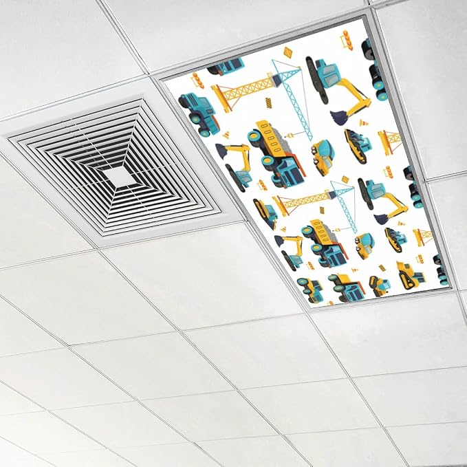 4 Pcs Fluorescent Light Covers for Ceiling Lights Seamless Construction - Image 6