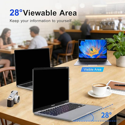 2Pack Magnetic 13.3 Inch Laptop Privacy Screen 16:9 Aspect Ratio, Removable - Image 3