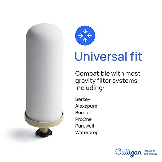 Culligan MaxClear 3 Gallon Gravity Water Filter System, Polished - Image 5