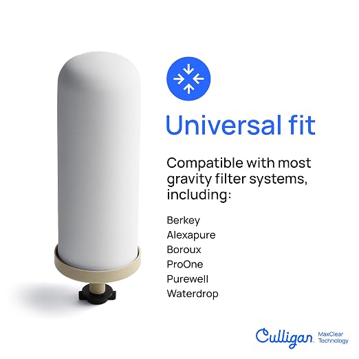 Culligan MaxClear 3 Gallon Gravity Water Filter System, Polished - Image 4