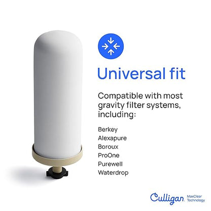 Culligan MaxClear 3 Gallon Gravity Water Filter System, Brushed Stainless-Steel - Image 4