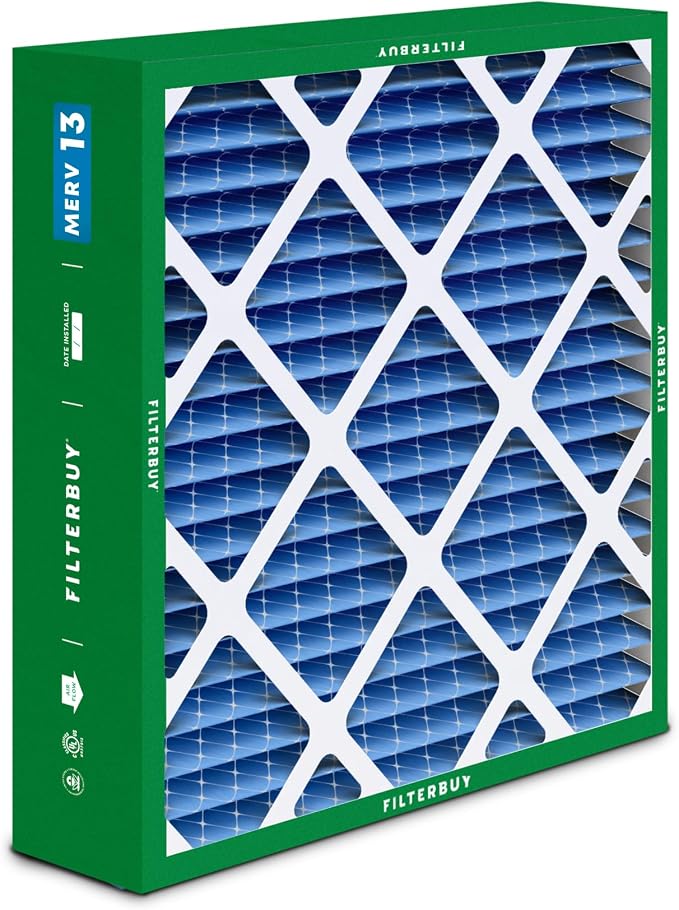 Filterbuy 17.5x21x5 Air Filter MERV 13 Optimal Smoke & Allergy Defense - Image 9