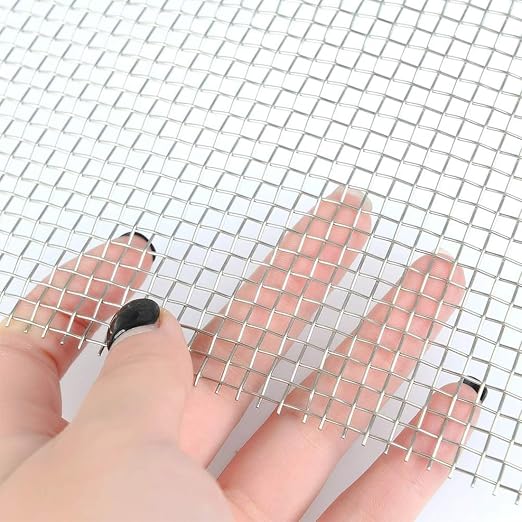 Wire Mesh Stainless Steel Woven Wire Mesh Screen 6 Mesh 300X 210mm Air Vent - Image 4