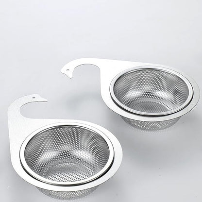 Stainless Steel Sink Faucet Hanging Organizers Strainer Basket - Image 9