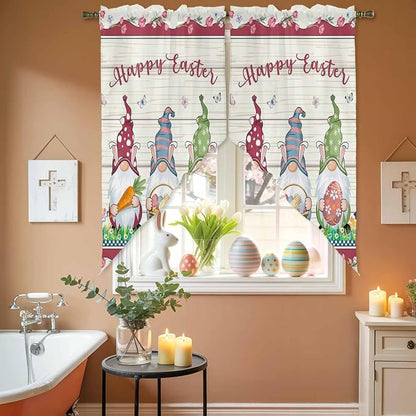 Swag Curtain, Happy Easter Gnomes - Image 3