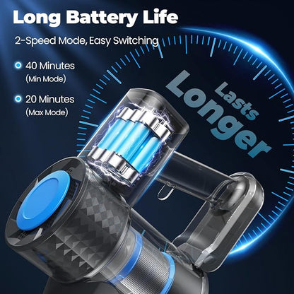 Cordless Vacuum Cleaner, Powerful Lightweight Stick Vacuum - Image 6
