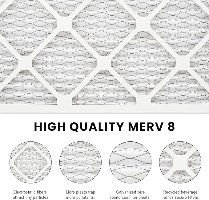 14x18x1 Air Filter MERV 8, HVAC/Furnace AC Filter Replacement, Dust - Image 4