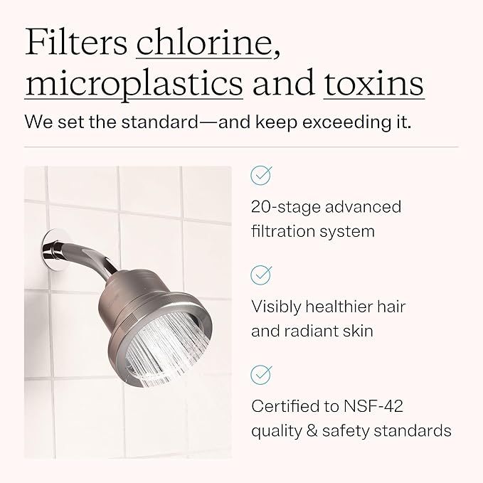 Filtered Shower Head for Healthier Hair & Skin – Removes Chlorine & Heavy Metals - Image 3