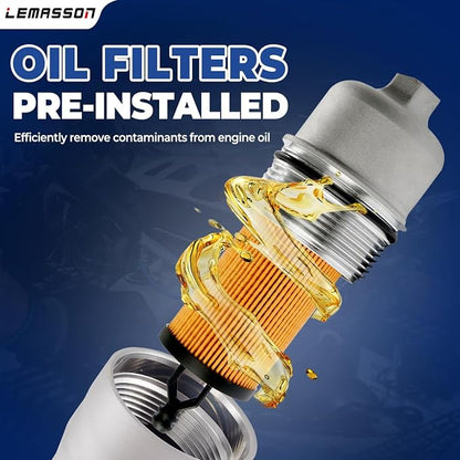 926-959 Upgrade Aluminum Engine Oil Cooler Oil Filter Housing - Image 5