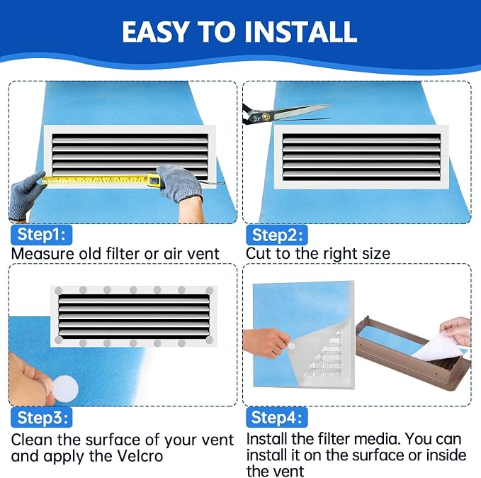 Air Vent Filters, MERV 8 Electrostatic Vent Filter - Image 7