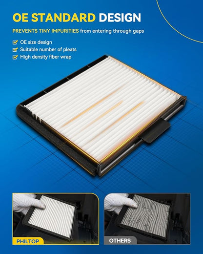 PHILTOP Cabin Air Filter, Replacement - Image 3