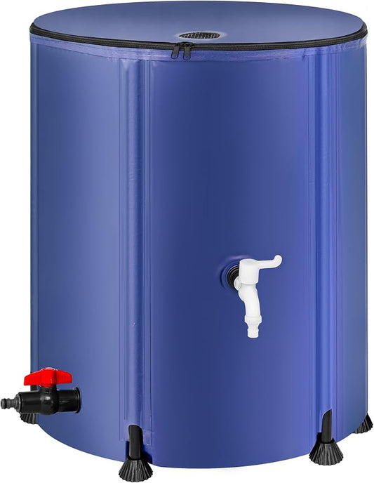Collapsible Rain Barrel Water Storage Containers-53 Gallon Portable Rainwater by Unknown