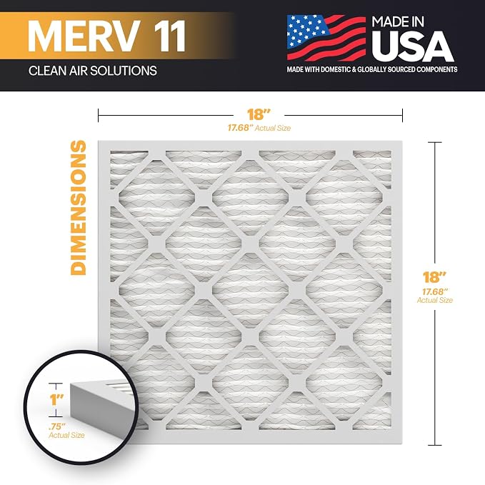 BNX TruFilter 18x18x1 Air Filter MERV 11 - Image 2