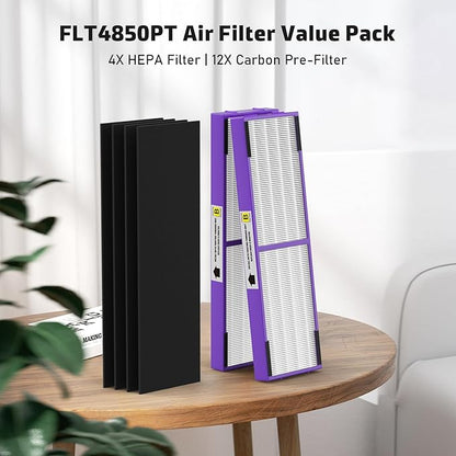 4 Pack FLT4850PT True HEPA Replacement Filter B, - Image 6