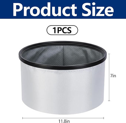 Tlswshsy 11.8'' x 11.8'' x 7'' Double Layer Ash Vacuum Filter, PAAC301 Washable - Image 2