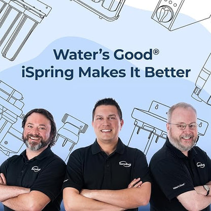 iSpring WCB32CKS+AHPF12MNPT12X2 Heavy Metals Whole House Water Filter System w/ - Image 6