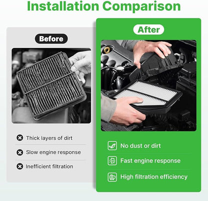 Engine+Cabin Air Filters Set Fit - Image 5