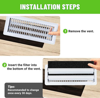 4"x12" Activated Carbon Air Vent Filters - Image 4