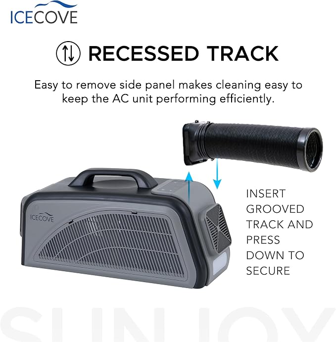 IceCove Portable Air Conditioner, 2500BTU Fast Cooling Car AC Unit, 250W Low - Image 4