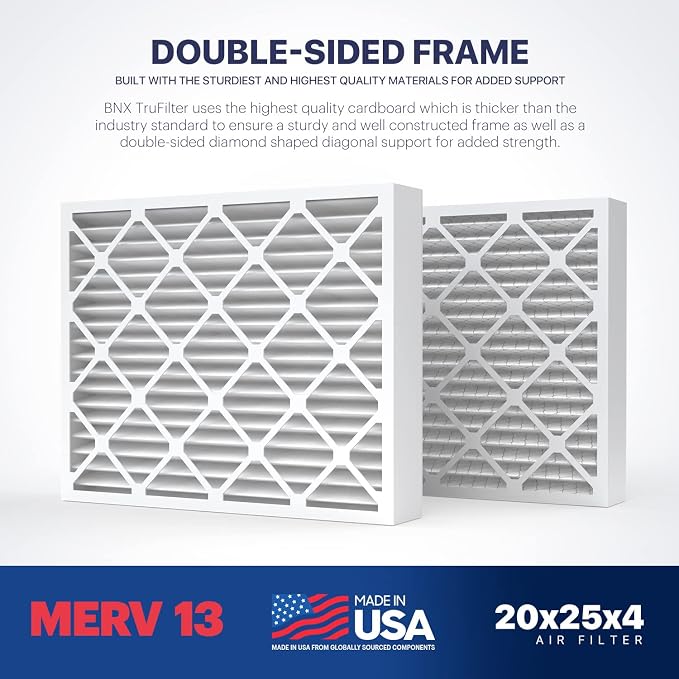 BNX TruFilter 20x25x4 MERV 13 Air Filter - Image 5