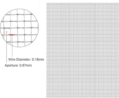 Stainless Steel Woven Wire Mesh 304 Stainless Steel Woven Wire 30 Mesh Fine - Image 2
