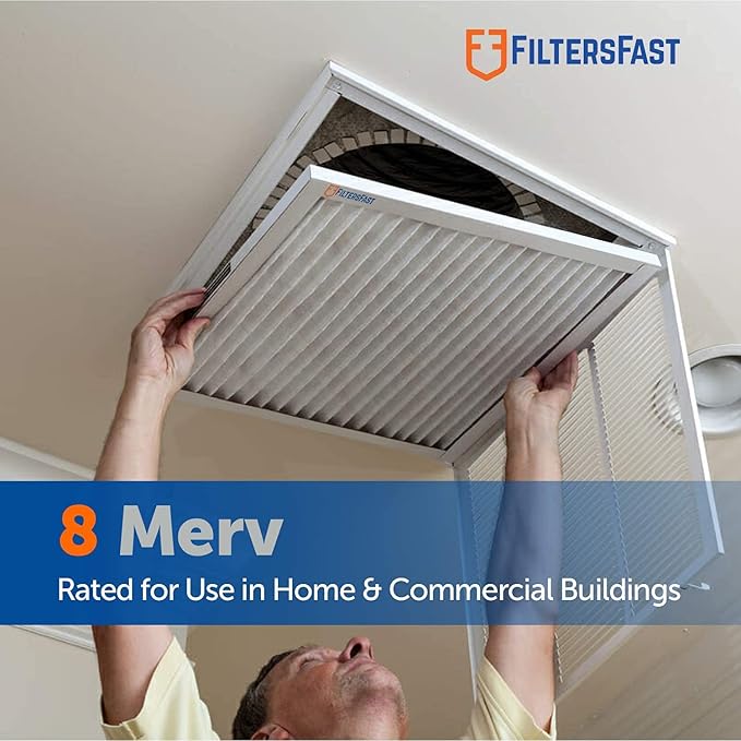 Filters Fast 7.5x7.5x1 Air Filter MERV 8, Made in the USA, Actual Size: - Image 2