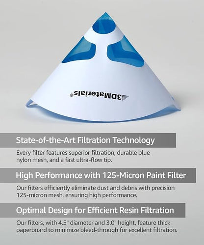 SuperFilter 100 pcs, Disposable Filter, 3D Printer Resin and Paint Strainer - Image 4