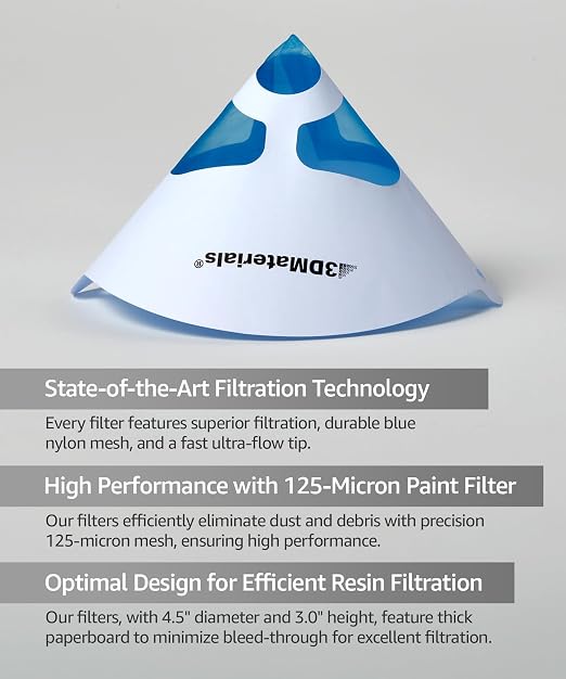 SuperFilter 300 pcs, Disposable Filter, 3D Printer Resin and Paint Strainer - Image 4